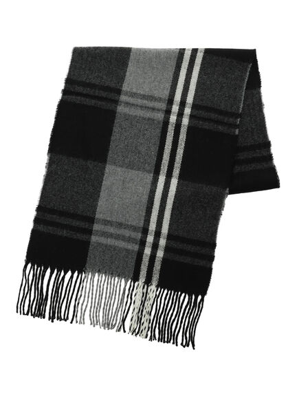 チェックマフラー（ブラック/ブラウン/イエロー/サックスブルー）｜Samansa Mos2 blue（サマンサモスモス ブルー）通販