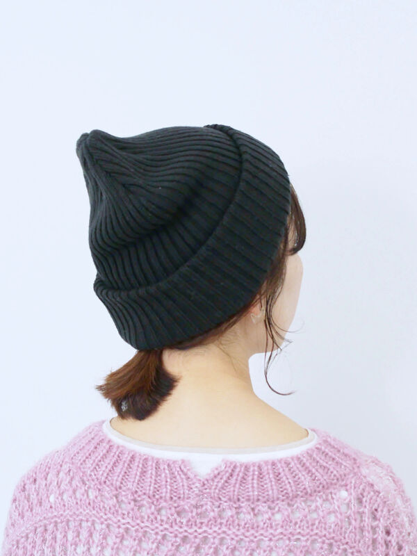 セール】 リブニット帽（ブラック/ベージュ/ブラウン/アクセサリー