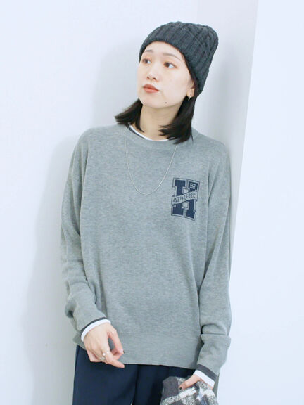 ケーブルニット帽（チャコールグレー/ブラック/キナリ）｜Samansa Mos2 blue（サマンサモスモス ブルー）通販