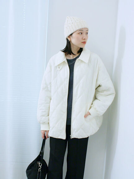 ケーブルニット帽（チャコールグレー/ブラック/キナリ）｜Samansa Mos2 blue（サマンサモスモス ブルー）通販