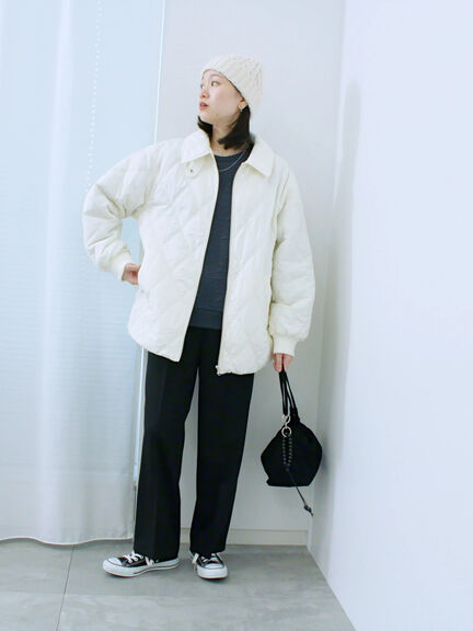 ケーブルニット帽（チャコールグレー/ブラック/キナリ）｜Samansa Mos2 blue（サマンサモスモス ブルー）通販