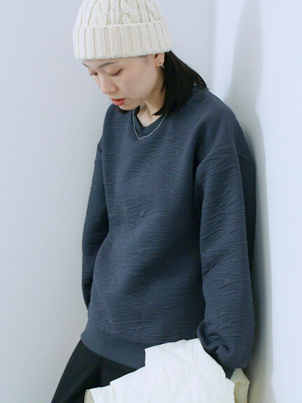 ケーブルニット帽（チャコールグレー/ブラック/キナリ）｜Samansa Mos2 blue（サマンサモスモス ブルー）通販