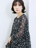 ◎花柄ワンピース(ブラック/ブラウン/キナリ)|Samansa Mos2 blue(サマンサモスモス ブルー)通販