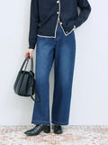 ストレートデニムパンツ（ネイビー）｜Samansa Mos2 blue（サマンサモスモス ブルー）通販