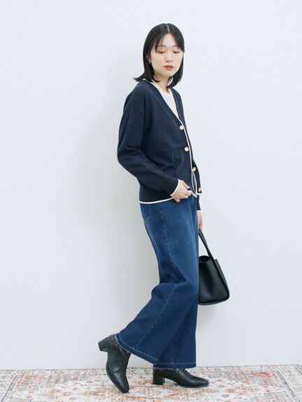 ストレートデニムパンツ（チャコールグレー/ブルー/ネイビー）｜Samansa Mos2 blue（サマンサモスモス ブルー）通販