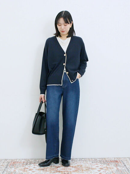 ストレートデニムパンツ（チャコールグレー/ブルー/ネイビー）｜Samansa Mos2 blue（サマンサモスモス ブルー）通販