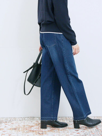 ストレートデニムパンツ（チャコールグレー/ブルー/ネイビー）｜Samansa Mos2 blue（サマンサモスモス ブルー）通販