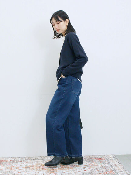 ストレートデニムパンツ（チャコールグレー/ブルー/ネイビー）｜Samansa Mos2 blue（サマンサモスモス ブルー）通販