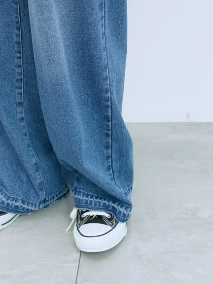 ストレートデニムパンツ（チャコールグレー/ブルー/ネイビー）｜Samansa Mos2 blue（サマンサモスモス ブルー）通販