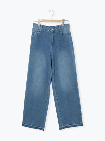 ストレートデニムパンツ（チャコールグレー/ブルー/ネイビー）｜Samansa Mos2 blue（サマンサモスモス ブルー）通販