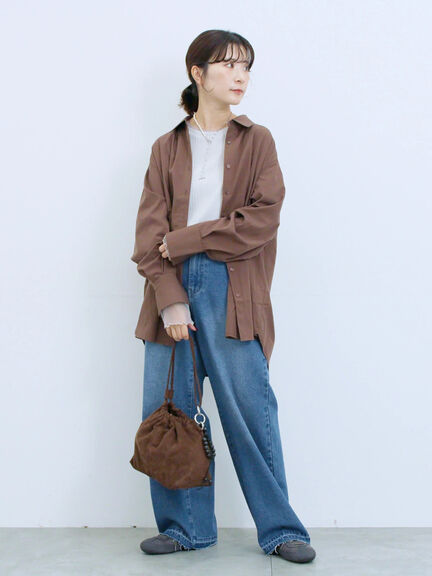 ストレートデニムパンツ（チャコールグレー/ブルー/ネイビー）｜Samansa Mos2 blue（サマンサモスモス ブルー）通販