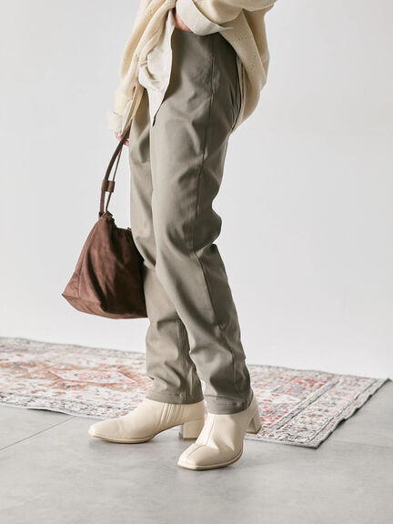 裏起毛ストレッチパンツ（グレー/チャコールグレー/ブラック/モカ）｜Samansa Mos2 blue（サマンサモスモス ブルー）通販