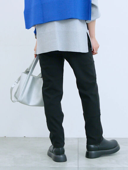 裏起毛ストレッチパンツ（グレー/チャコールグレー/ブラック/モカ）｜Samansa Mos2 blue（サマンサモスモス ブルー）通販