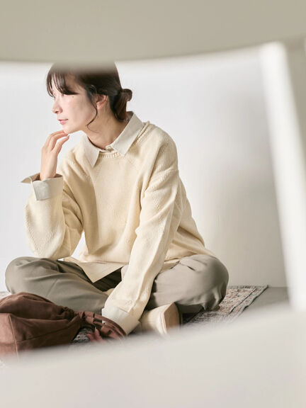 裏起毛ストレッチパンツ（グレー/チャコールグレー/ブラック/モカ）｜Samansa Mos2 blue（サマンサモスモス ブルー）通販