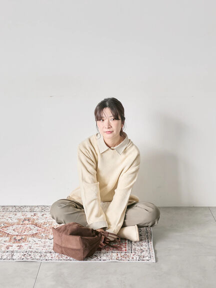 裏起毛ストレッチパンツ（グレー/チャコールグレー/ブラック/モカ）｜Samansa Mos2 blue（サマンサモスモス ブルー）通販