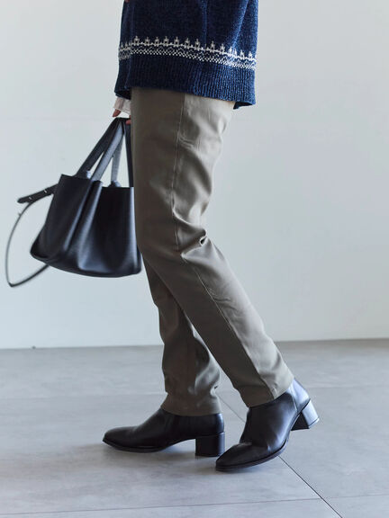 裏起毛ストレッチパンツ（グレー/チャコールグレー/ブラック/モカ）｜Samansa Mos2 blue（サマンサモスモス ブルー）通販