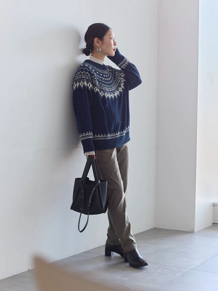 裏起毛ストレッチパンツ（グレー/チャコールグレー/ブラック/モカ）｜Samansa Mos2 blue（サマンサモスモス ブルー）通販