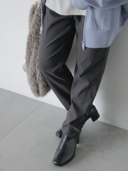 裏起毛ストレッチパンツ（グレー/チャコールグレー/ブラック/モカ）｜Samansa Mos2 blue（サマンサモスモス ブルー）通販