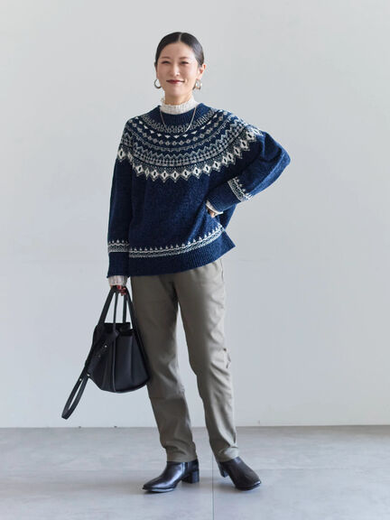 裏起毛ストレッチパンツ（グレー/チャコールグレー/ブラック/モカ）｜Samansa Mos2 blue（サマンサモスモス ブルー）通販