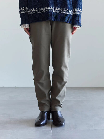 裏起毛ストレッチパンツ（グレー/チャコールグレー/ブラック/モカ）｜Samansa Mos2 blue（サマンサモスモス ブルー）通販