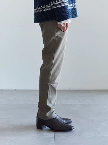 裏起毛ストレッチパンツ（グレー/チャコールグレー/ブラック/モカ）｜Samansa Mos2 blue（サマンサモスモス ブルー）通販