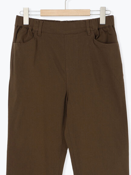 裏起毛ストレッチパンツ（グレー/チャコールグレー/ブラック/モカ）｜Samansa Mos2 blue（サマンサモスモス ブルー）通販