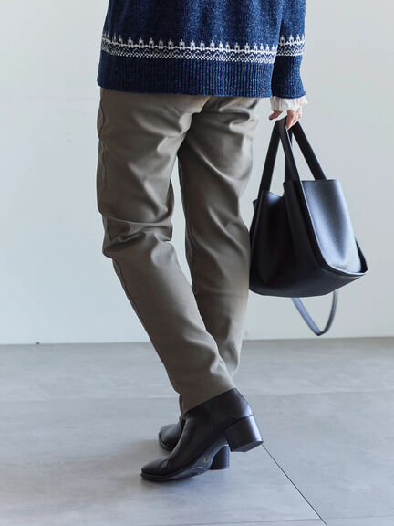 裏起毛ストレッチパンツ（グレー/チャコールグレー/ブラック/モカ）｜Samansa Mos2 blue（サマンサモスモス ブルー）通販