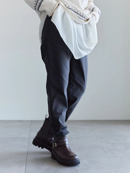 裏起毛ストレッチパンツ（グレー/チャコールグレー/ブラック/モカ）｜Samansa Mos2 blue（サマンサモスモス ブルー）通販