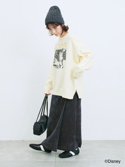 【Disney】ヴィランズ/ニット（オフホワイト/グレー/ネイビー）｜Samansa Mos2 blue（サマンサモスモス ブルー）通販