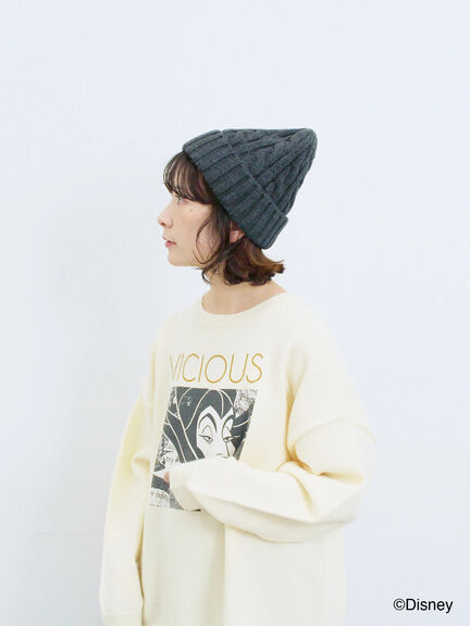 【Disney】ヴィランズ/ニット（オフホワイト/グレー/ネイビー）｜Samansa Mos2 blue（サマンサモスモス ブルー）通販