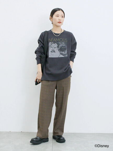 【Disney】ヴィランズ/ニット（オフホワイト/グレー/ネイビー）｜Samansa Mos2 blue（サマンサモスモス ブルー）通販