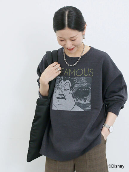 【Disney】ヴィランズ/ニット（オフホワイト/グレー/ネイビー）｜Samansa Mos2 blue（サマンサモスモス ブルー）通販