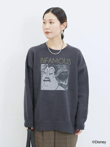 【Disney】ヴィランズ/ニット（オフホワイト/グレー/ネイビー）｜Samansa Mos2 blue（サマンサモスモス ブルー）通販