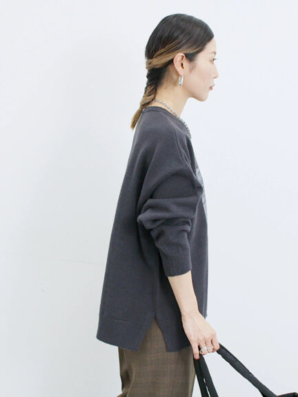 【Disney】ヴィランズ/ニット（オフホワイト/グレー/ネイビー）｜Samansa Mos2 blue（サマンサモスモス ブルー）通販