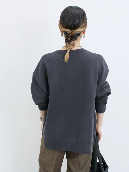 【Disney】ヴィランズ/ニット（オフホワイト/グレー/ネイビー）｜Samansa Mos2 blue（サマンサモスモス ブルー）通販