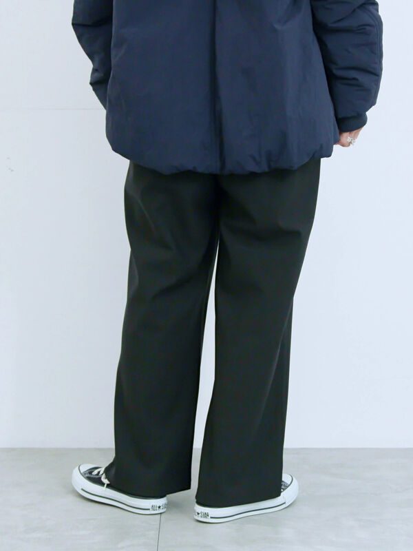 セール】 カットジョーゼット裏ボンディングパンツ（チャコールグレー