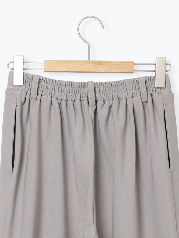 セール】 カットジョーゼット裏ボンディングパンツ（チャコールグレー