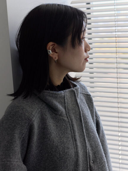 スライバーBIGブルゾン（グレー/ブラック/モカ）｜Samansa Mos2 blue（サマンサモスモス ブルー）通販