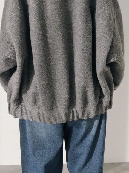 スライバーBIGブルゾン（グレー/ブラック/モカ）｜Samansa Mos2 blue（サマンサモスモス ブルー）通販