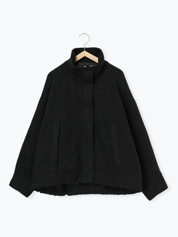 セール】 スライバーBIGブルゾン（グレー/ブラック/モカ/アウター