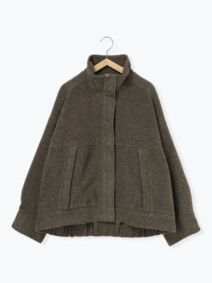 スライバーBIGブルゾン（グレー/ブラック/モカ）｜Samansa Mos2 blue（サマンサモスモス ブルー）通販