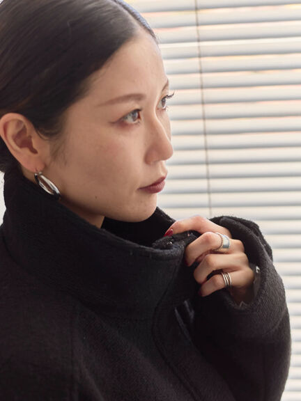 スライバーBIGブルゾン（グレー/ブラック/モカ）｜Samansa Mos2 blue（サマンサモスモス ブルー）通販