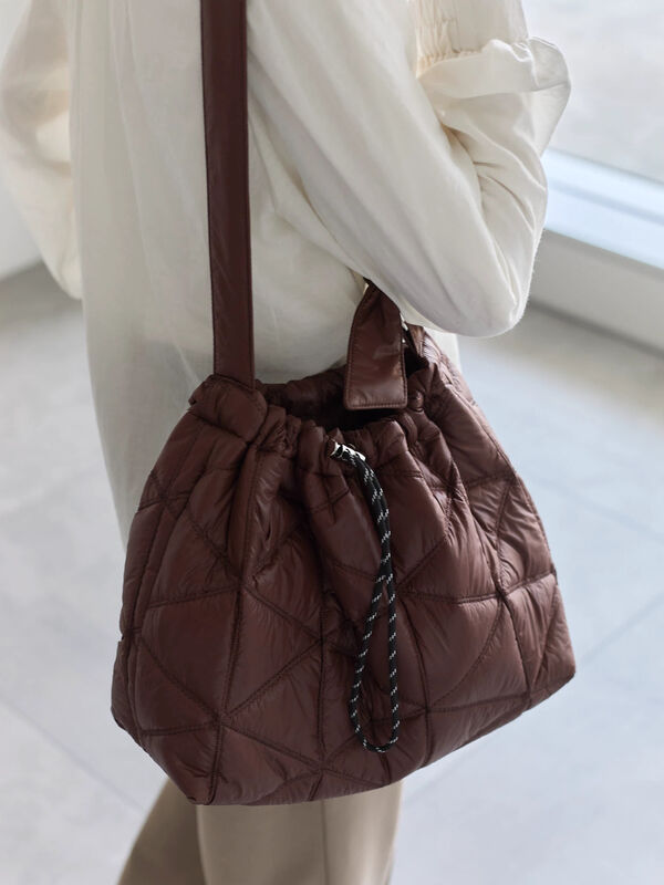 キルティングバッグ（ブラウン）｜Samansa Mos2 blue（サマンサモスモス ブルー）通販