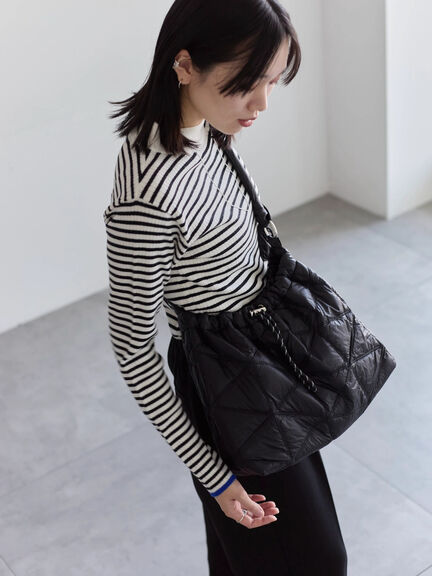 キルティングバッグ（グレー/ブラック/ブラウン）｜Samansa Mos2 blue（サマンサモスモス ブルー）通販