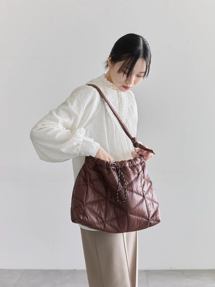 キルティングバッグ（グレー/ブラック/ブラウン）｜Samansa Mos2 blue（サマンサモスモス ブルー）通販