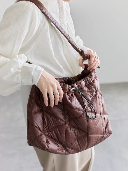 キルティングバッグ（グレー/ブラック/ブラウン）｜Samansa Mos2 blue（サマンサモスモス ブルー）通販