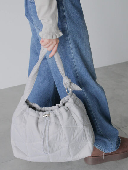 キルティングバッグ（グレー/ブラック/ブラウン）｜Samansa Mos2 blue（サマンサモスモス ブルー）通販