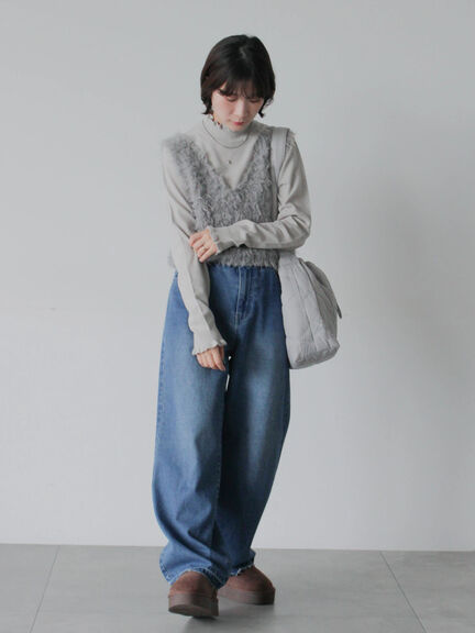 キルティングバッグ（グレー/ブラック/ブラウン）｜Samansa Mos2 blue（サマンサモスモス ブルー）通販