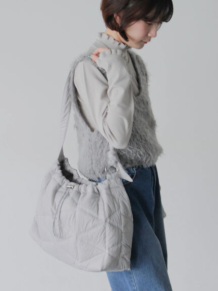 キルティングバッグ（グレー/ブラック/ブラウン）｜Samansa Mos2 blue（サマンサモスモス ブルー）通販