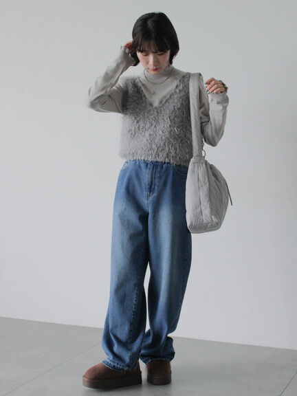 キルティングバッグ（グレー/ブラック/ブラウン）｜Samansa Mos2 blue（サマンサモスモス ブルー）通販